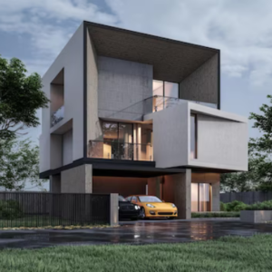 Planta de casa neoclássica
