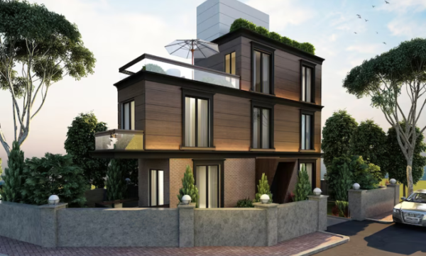 Sobrado com home office e quarto no térreo