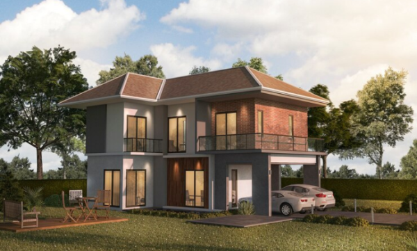 Projeto de casa térrea de alto padrão