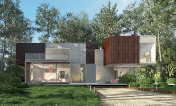 Projeto de sobrado com design inovador